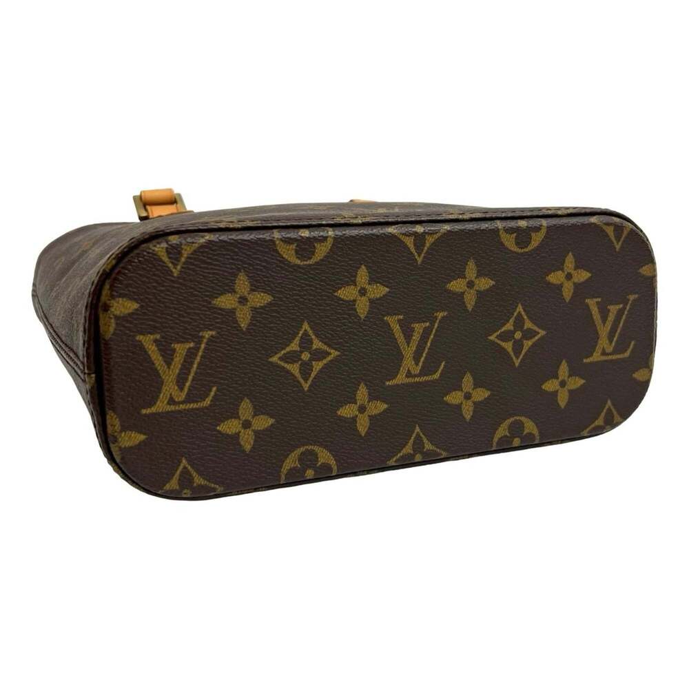LOUIS VUITTON Authentic Brown Monogram Leather Tote Bag - Picture 7 of 10